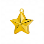 Svarelis balionams - auksinė žvaigždė 11 x 10 cm, 170g
