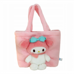 Kuromi didelis mink&scaron;tas ir &scaron;velnus rankinukas / krep&scaron;ys - rožinis