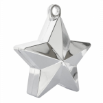Svarelis balionams - sidabrinė žvaigždė 11 x 10 cm, 170g