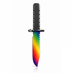Medinis CS:GO medžioklinis peilis Rainbow ~ 30cm