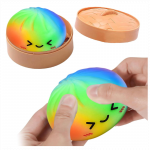 Didelis koldūnas skvi&scaron;as / Kawaii squishy dumpling dėžutėje - spalvotas