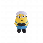 Mink&scaron;tas pliu&scaron;inis žaislas Pakalikas / Minionas su balta kepure