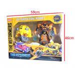 Mega rinkinys 2in1 Transformer Bumblebee ir kaukė
