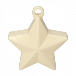 Svarelis balionams - kreminė žvaigždė 10 x 9 cm