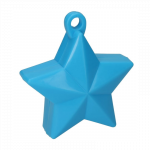 Svarelis balionams - mėlyna žvaigždė 10 x 9 cm