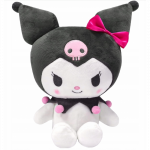 Pliu&scaron;inė lėlė Kuromi - My Melody anime veikėja - balta, 20cm