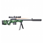 Airsoft, snaiperis su lazeriniu taikikliu - Camo Edition 6mm BB