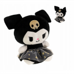 Pliu&scaron;inė lėlė Kuromi - My Melody anime veikėja - juoda, 20cm