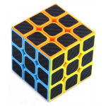 Rubiko kubas su anglies pluo&scaron;to lipdukais 3x3