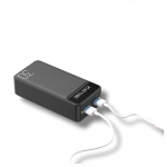 Ne&scaron;iojamas įkroviklis - Power bank 30000mA su LED žibintuvėliu