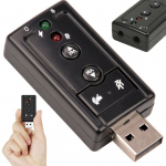 USB i&scaron;orinė garso plok&scaron;tė 7.1