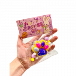 Antistresinis skvi&scaron;as / squishy - letenėlė, spalvota, geltona