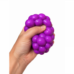 Squishy raudonųjų vynuogių kekė &ndash; mink&scaron;tas antistresinis žaislas