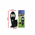 Led le&scaron;inis lauko žibintas su saulės baterijos priedu ir pulteliu