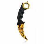 Medinis karambit peilis Tiger - 20cm