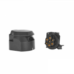 7 PIN / kontaktų 12V priekabos lizdas