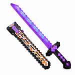 Rainbow Streamer Sword &ndash; &scaron;viečiantis Minecraft stiliaus kardas