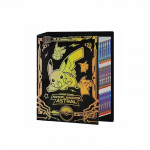 Didelis Pokemon kortų albumas / dėklas, 430vnt. (Golden - juodas)