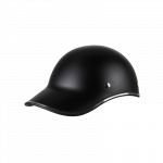 Beisbolo kepurės stiliaus motociklininko &scaron;almas - matinis juodas