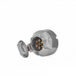 7 PIN / kontaktų 12V priekabos lizdas - aliuminis