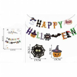 Helovino girlianda &bdquo;Happy Halloween&ldquo;