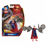 Superman figūrėlė su motociklu