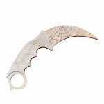 DIY medinis karambit peilis '' Spider-man web '' - 20cm