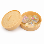 3 viename antistresinių koldūnų skvi&scaron;ų rinkinys dėžutėje &ndash; Kawaii Squishy Dumplings