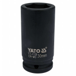 Galvutė smūginė 3/4&Prime;, 30mm, ilga, &scaron;e&scaron;iakampė, Cr-Mo, YATO