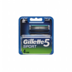 Gillette 5 Sport 4 peiliukų rinkinys