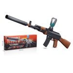 Elektrinis AK-47 automatas su vandens gelio rutuliukais
