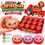 Kalėdinis siurprizas &bdquo;Glitter Reindeer&ldquo; &ndash; antistresinis žaislas