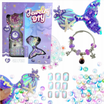 Papuo&scaron;alų kūrimo ir aksesuarų rinkinys Pandora mergaitėms, 48 vnt.