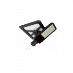 Led lauko &scaron;viestuvas su saulės baterija ir pulteliu 300W ir laikikliu