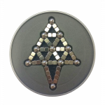 Sidabrinių magnetinių kubelių ir rutuliukų rinkinys 55vnt.