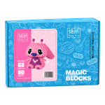 Rožinis Stitch / Angel 3D konstruktorius &ndash; 4400 dalių, Magic Blocks