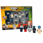 LEGO Skibidi Toilet žmogeliukų - figurėlių rinkinys - 12 vnt.