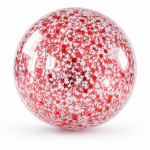 Raudonas blizgantis pripučiamas kamuolys iki 90 cm / Jumbo Jelly Ball