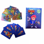 Brawl Stars kolekcinės žaidimo kortos 10 vnt. - rainbow