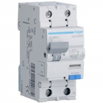 Srovės nuotėkio relė su automatiniu jungikliu Hager AD960J (2P, 10A, A tipo, 30mA, 230V)