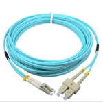 Optinis jungiamasis laidas LC/UPC-SC/UPC (SM 9/125, OM2, LSZH, dplx, 5m)