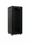 19\'\' pastatoma komutacinė spinta A2-6627B (27U, 600x600x1405mm, IP20, iki 1000kg, juoda, nesurinkta)