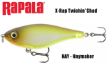 Rapala vobleris X-Rap Twitchin Shad HAY 8 cm
