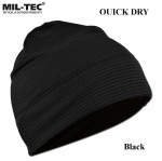 Mil-tec Quick Dry kepurė juoda .