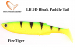 Savage gear LB 3D Bleak Paddle Tail guminukas FireTiger 10.5 cm
