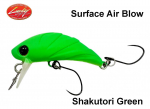 Vobleris Lucky Craft Surface Air Blow F 3,3 cm, 1,8 g, Shakutori Green 3.3 cm