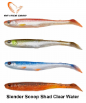 Guminukai Savage Gear Slender Scoop Shad Clear Water Mix 9 cm