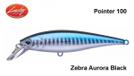 Vobleris Lucky Craft Pointer SP Suspending Jerkbait Zebra Aurora Black 7.8 cm