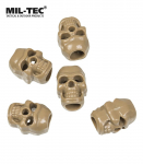 Mil-tec Skull fiksatoriai 10 vnt. Coyote TLT i&scaron;siuntimas 2-4 d.