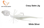 Masalas Savage Gear Crazy Swim Jig 20 g White Silver 12.5 cm